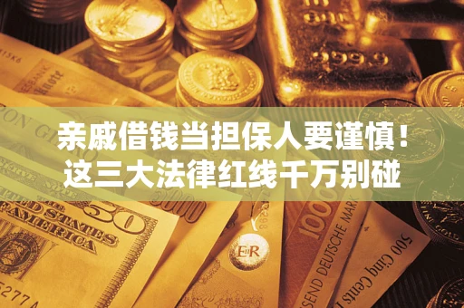 北京亲戚借钱当担保人要谨慎！这三大法律红线千万别碰