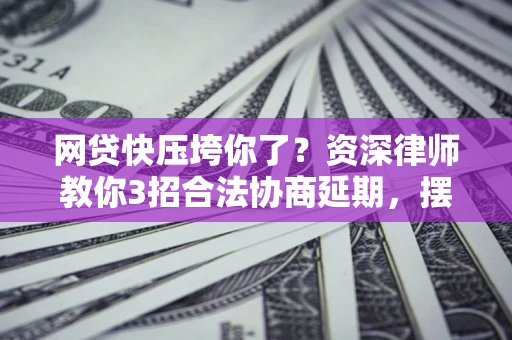 北京网贷快压垮你了？资深律师教你3招合法协商延期，摆脱暴力催收！