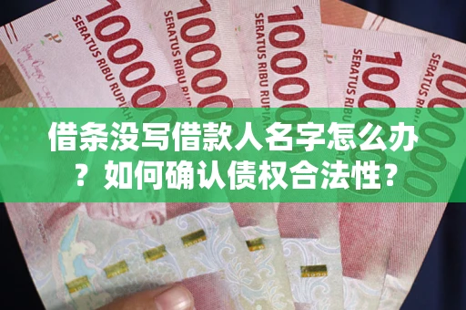 北京借条没写借款人名字怎么办？如何确认债权合法性？
