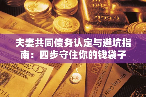 北京夫妻共同债务认定与避坑指南：四步守住你的钱袋子