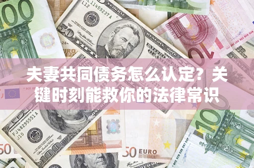 北京夫妻共同债务怎么认定？关键时刻能救你的法律常识